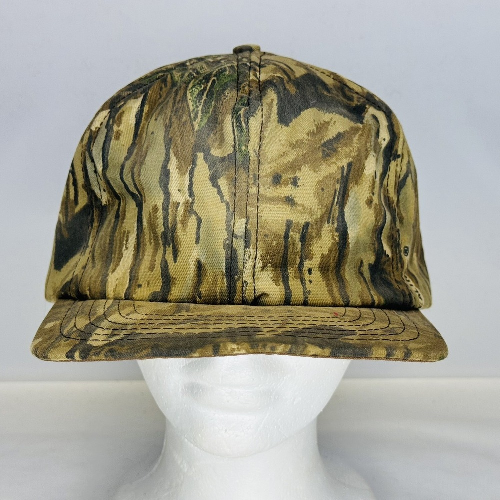 Vintage Realtree Thinsulate Camo Hat Cap Ear Flaps Made In USA Size Large‎ 80s